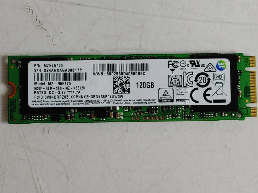 Samsung 850 EVO MZ-N5E120 120 GB M.2 80mm Solid State Drive