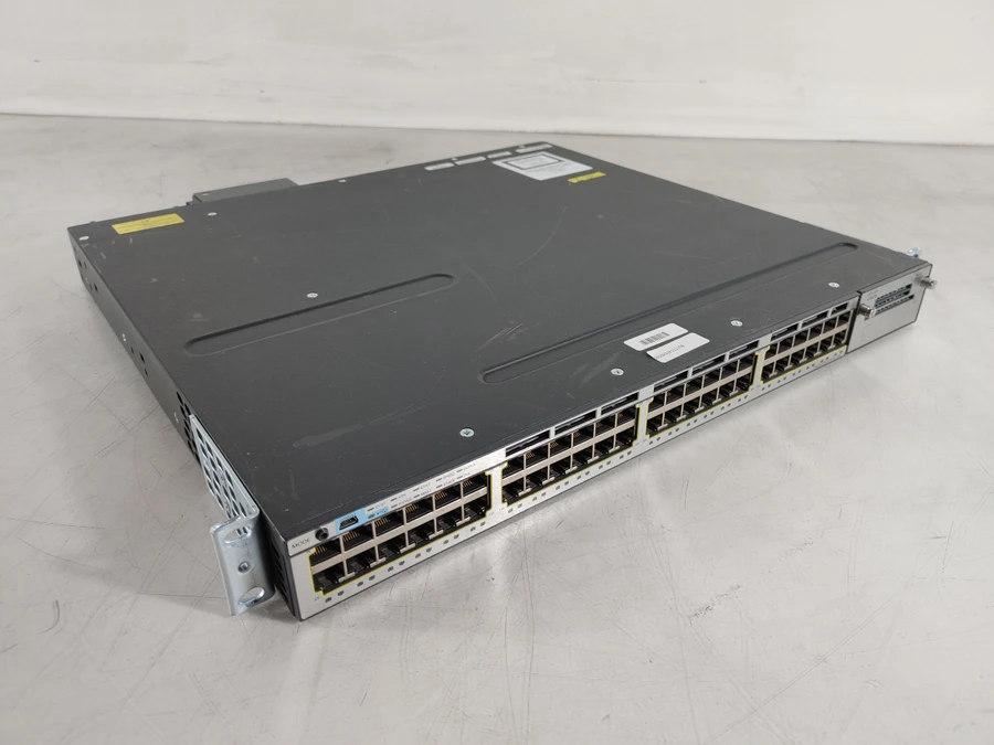 Cisco Catalyst WS-C3750X-48PF-L 48x Gigabit Ethernet Managed PoE+ Switch