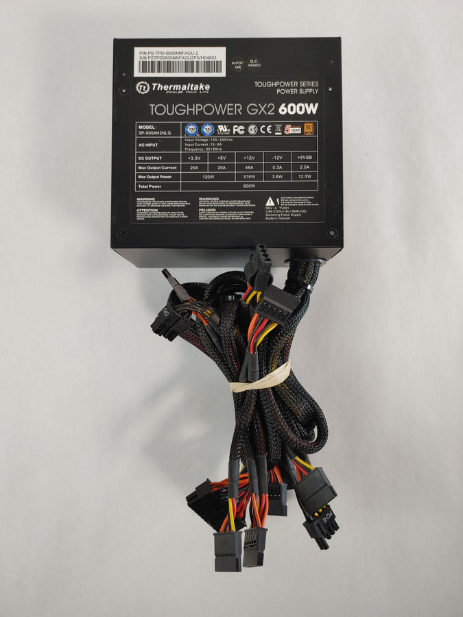 Thermaltake SP-600AH2NLG 600 W 20+4 Pin ATX Desktop Power Supply PS-TPD-0600NNFAGU-2