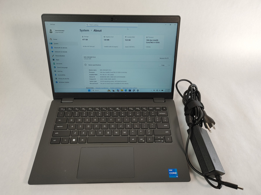 Dell Latitude 3440 Core i5-1335U 1.30 GHz 16 GB DDR4 512 GB NVMe Windows 11 Pro Laptop A1