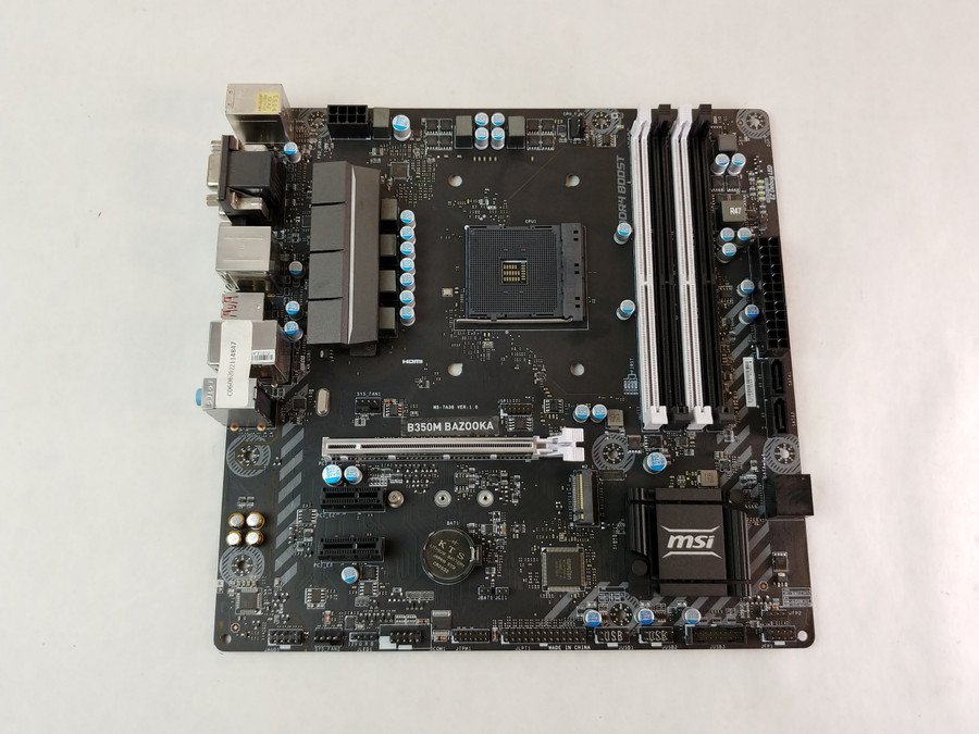 MSI  B350M BAZOOKA AMD Socket AM4 DDR4 SDRAM Desktop Motherboard