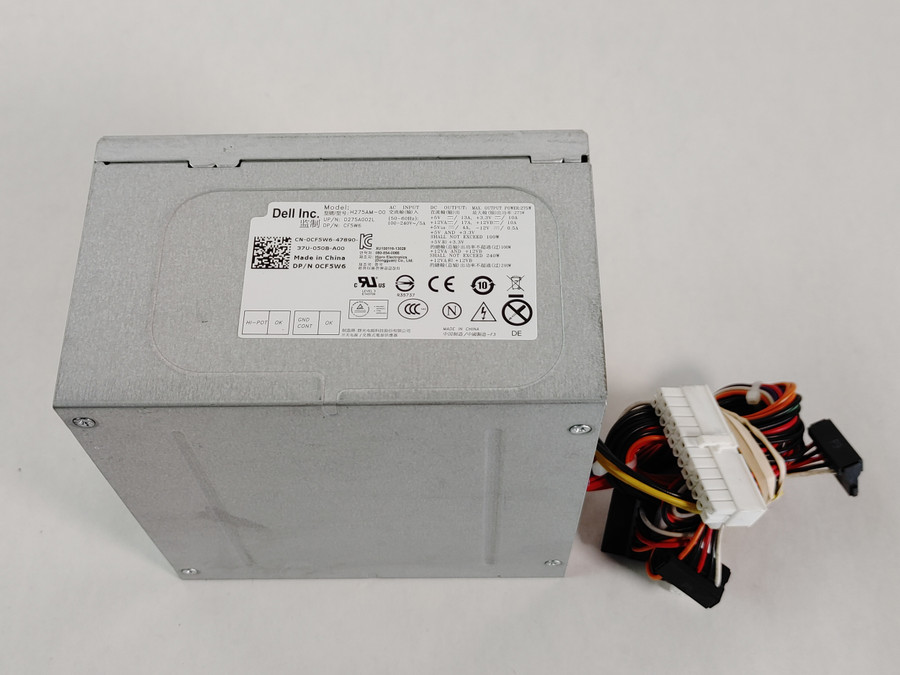 Lot of 2 Dell OptiPlex 9010 MT 275W 24 Pin Desktop Power Supply CF5W6