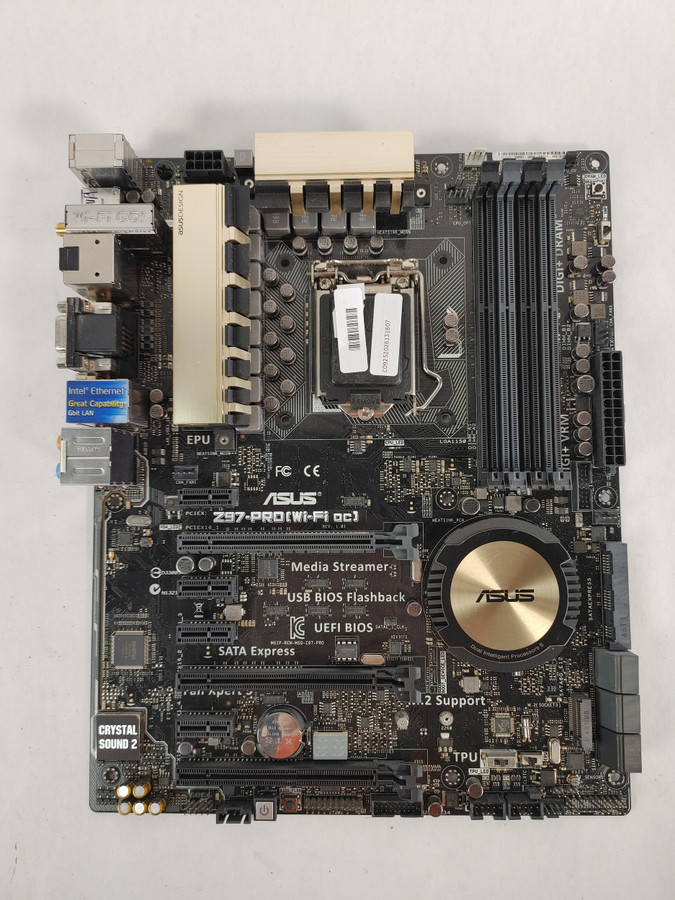 Asus Z97-PRO (Wi-Fi ac) Intel LGA 1150 DDR3 Desktop Motherboard