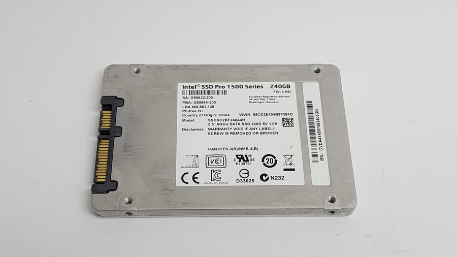 Intel Pro 1500 SSDSC2BF240A4H 240GB 2.5" SATA III Solid State Drive