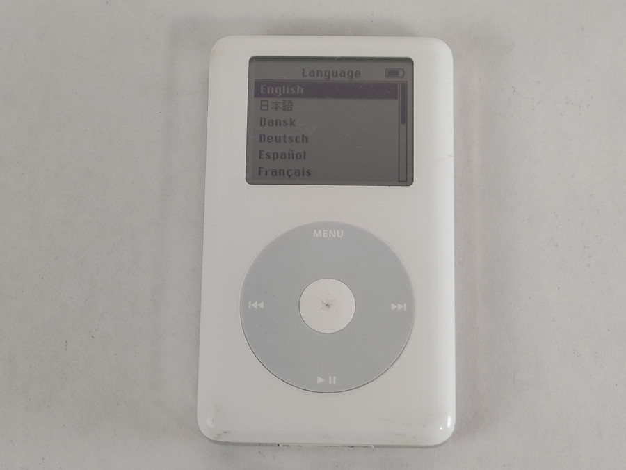 Apple A1059 iPod (4th Generation) 20 GB White For Parts