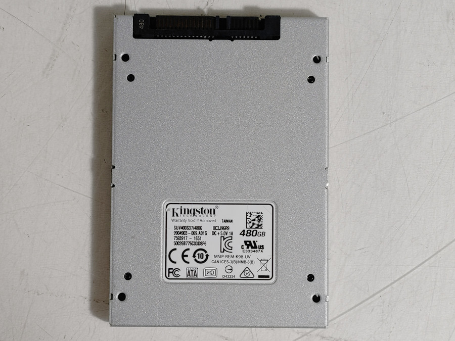 Kingston SATA III 480 GB 2.5 in Solid State Drive SUV400S37/480G