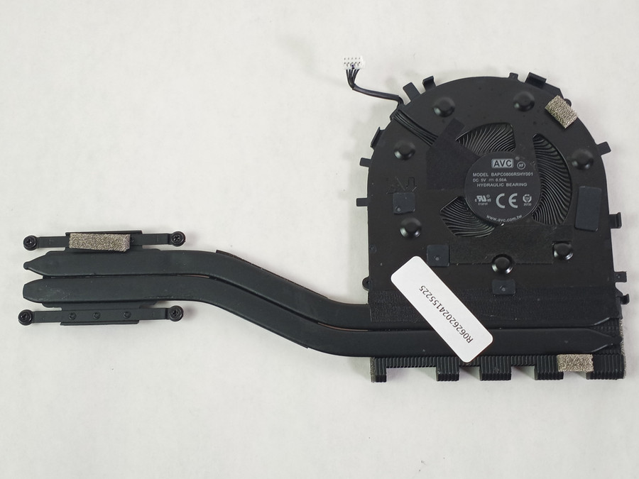 Lot of 2 Lenovo 5H40S72940 ThinkPad E15 Gen 2 Copper 5-Pin BGA 1449 Laptop CPU Fan with Heatsink