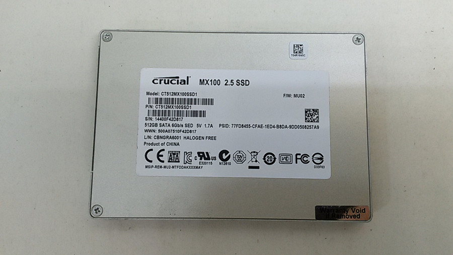 Crucial MX100 CT512MX100SSD1 512 GB 2.5 in SATA III Solid State Drive