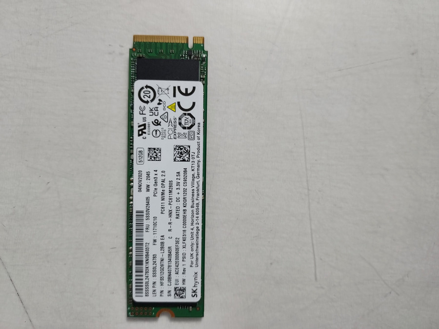 SK Hynix PC611 HFS512GD9TNI-L2B0B 512 GB NVMe 80mm Solid State Drive