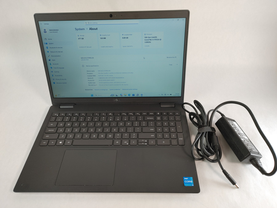Dell Latitude 3520 Core i3-1115G4 3.00 GHz 8 GB DDR4 512 GB NVMe Windows 11 Pro Laptop WINACTC4 C4
