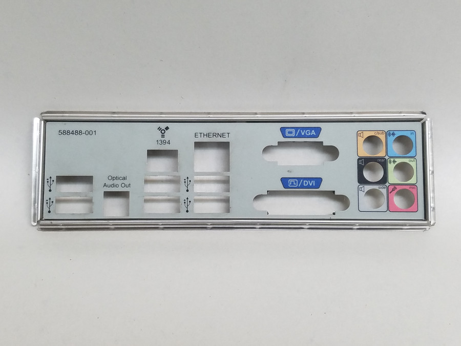 HP  I/O Shield For Pro 3130 MT Desktop Motherboards - 612500-001