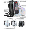 Freewheelin' Roller Skate Crossover Bag-Pack - Glam Glitter Rainbow Silver
