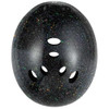 Triple 8 THE Certified Sweatsaver Helmet - Black Glitter Top View