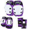 187 Junior Six Pack Pads - Leopard Staab Edition Leopard Purple