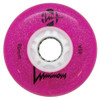 Luminous LED 80mm 85a Inline Wheels Pink Glitter