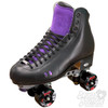 Black Leather with Purple Suede