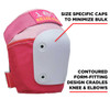 187 Six Pack Pads Set - Pink Knee Pad