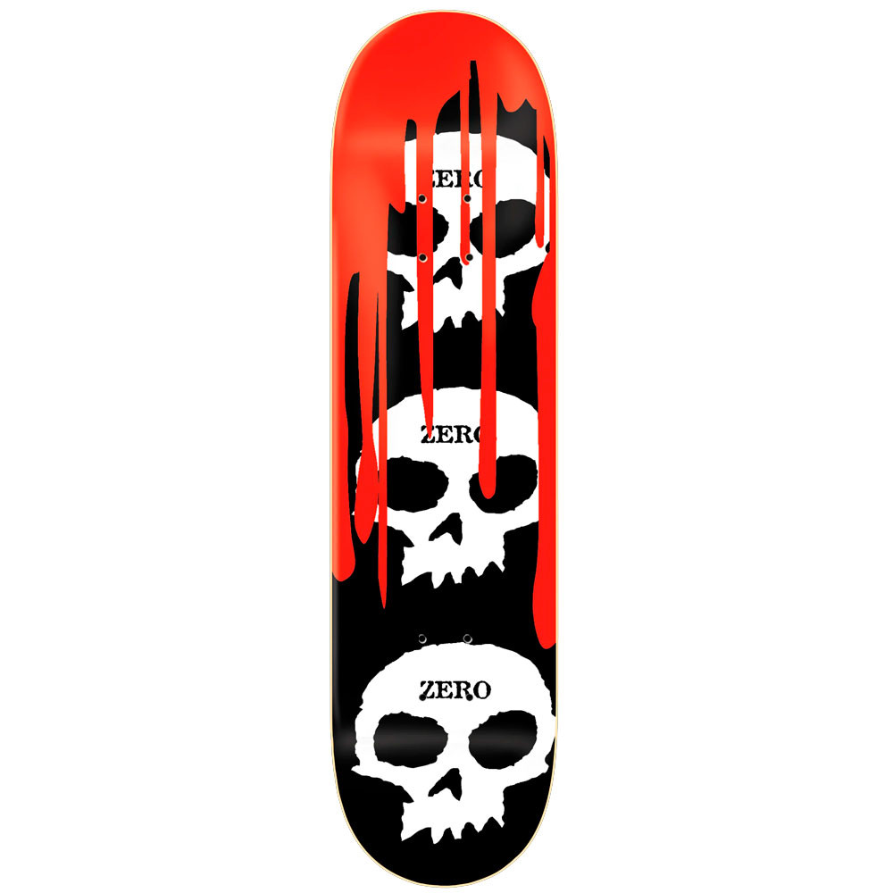 Zero 3 Skull Blood Skateboard Deck - 8.0