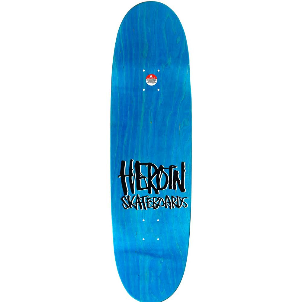 スケートボード HEROIN SYMMETRICAL HOLO EGG 9.25 Heroin Skateboards Symmetrical Holo Egg Deck 9.25