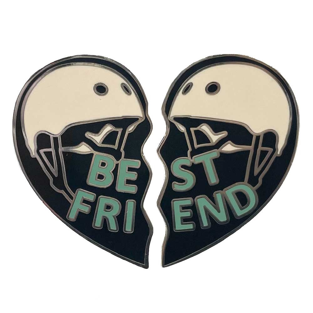 Best Friend Lapel Pin Set