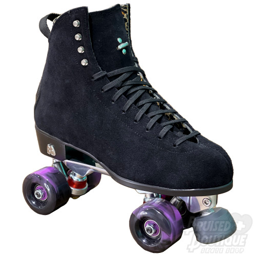 Black with Silver Plates