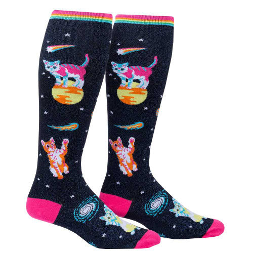 Space Cats Stretch-It Knee High Socks