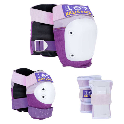 187 Junior Six Pack Pads Set - Purple Kit