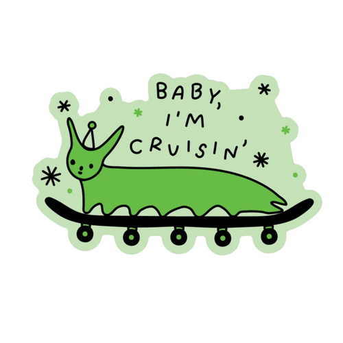 Baby I'm Cruisin' Sticker