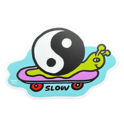 Slow Snail Skateboard Sticker