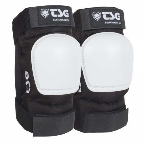 TSG Elbow Pad Roller Derby 3.0 White Cap
