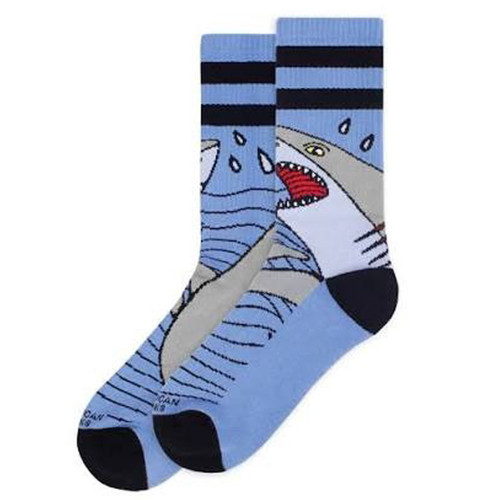 American Socks Shark Strike Crew Socks