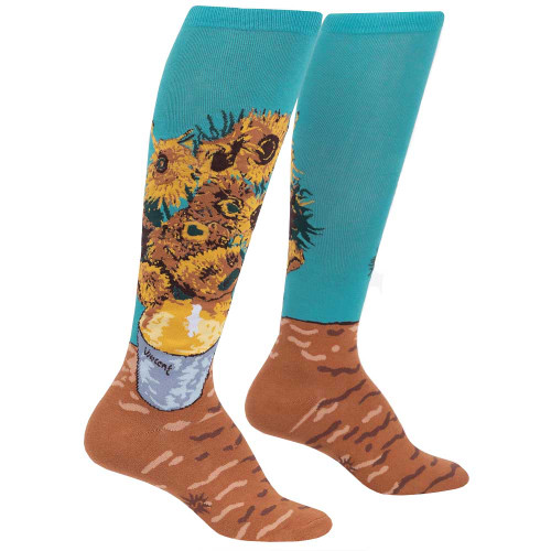 Sunflowers Knee High Socks