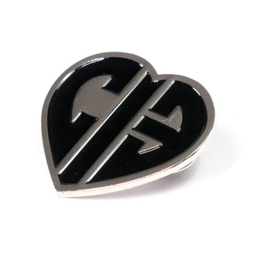 CIB Crew Heart Logo Pin