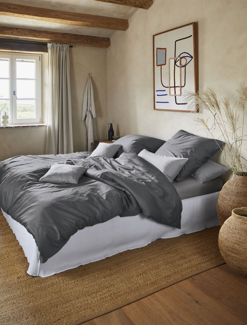 Twin Duvet Cover Set PARIS / graphite