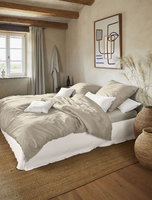 Twin Duvet Cover Set PARIS / beige / *back in stock*