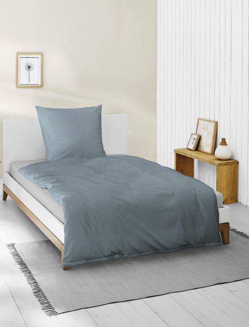 Twin Duvet Cover Set LONDON /  DENIM BLUE