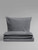 Twin Duvet Cover Set BIANCA *grey seersucker cotton*