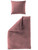 Twin Duvet Cover Set BIANCA *dusty rose seersucker cotton*