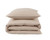 Duvet Cover Set "BEIGE" *with piping*