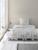 Duvet Cover Set "MODERN GRID" / grey / cream / *NEW*
