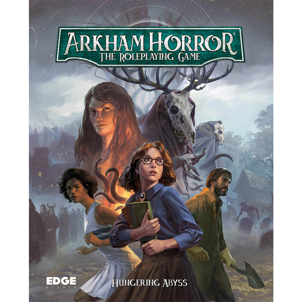 Arkham Horror The Roleplaying Game Hungering Abyss Starter Set | Aventura RPG imersiva com sistema dinâmico de piscina! Para maiores de 14 anos, 2 a 6 jogadores, 1 hora de brincar