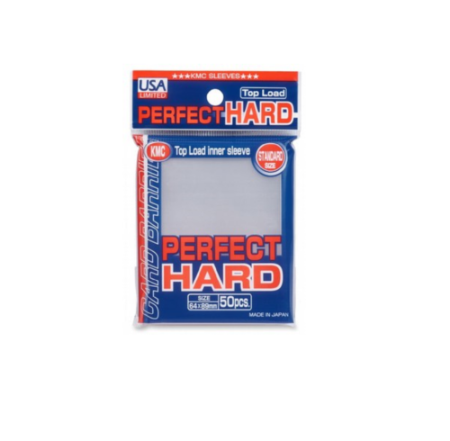 KMC Sleeves: Perfect Size Hard Clear 50ct KMC Sleeves: Perfect Size Hard Clear 50ct