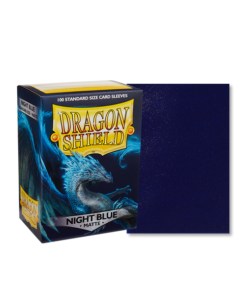 Dragon Shield Matte Sleeves: Night Blue 100ct