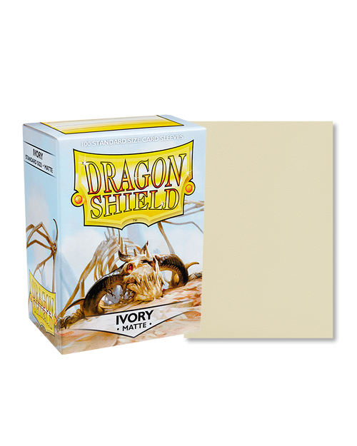Dragon Shield Matte Sleeves: Ivory 100ct