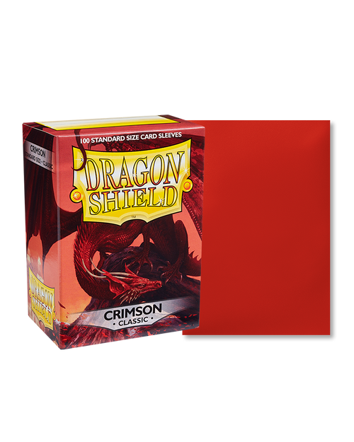 Dragon Shield Classic Sleeves: Crimson 100ct