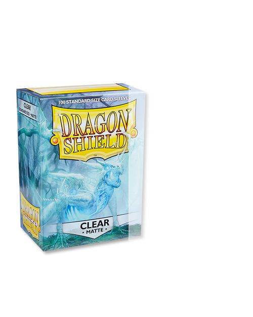 Dragon Shield Matte Sleeves: Clear 100ct Dragon Shield Matte Sleeves: Clear 100ct