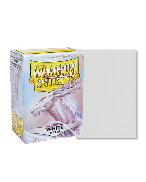 Dragon Shield Matte Sleeves: White 100ct