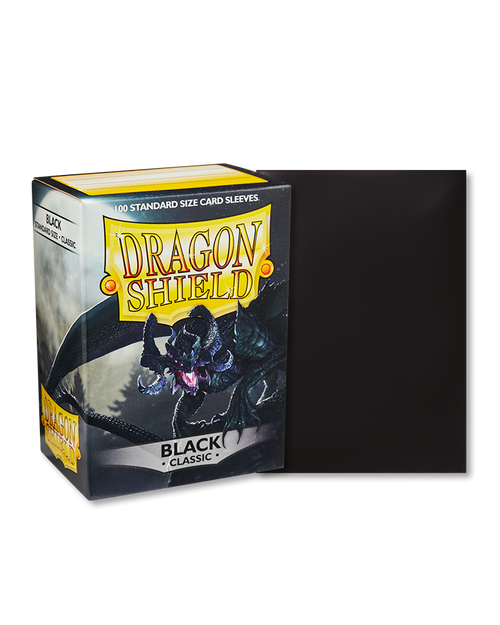 Dragon Shield Classic Sleeves: Black 100ct