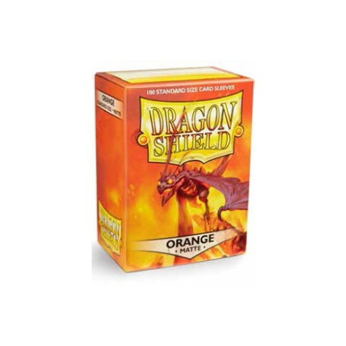 Dragon Shield Matte Sleeves: Orange 100ct