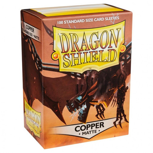 Dragon Shield Matte Sleeves: Copper 100ct
